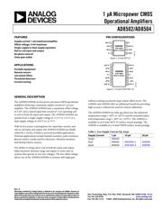 AD8502ARJZ-R2 datasheet.datasheet_page 1