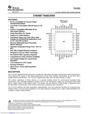 TLK1221RHA datasheet.datasheet_page 1