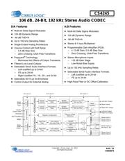 CS4245-CQZR datasheet.datasheet_page 1