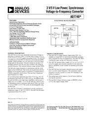 AD7740YRMZ-REEL7 Datenblatt PDF