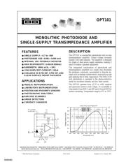 OPT101W datasheet.datasheet_page 1