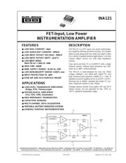 INA121U/2K5 datasheet.datasheet_page 1