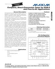 MAX2120 datasheet.datasheet_page 1