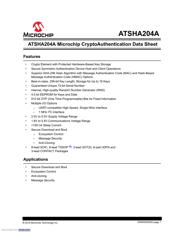 ATSHA204A-SSHDA-B Datenblatt PDF