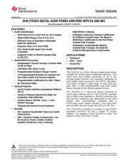 TAS5707PHPR datasheet.datasheet_page 1