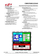 C8051T630-GDI 数据规格书 1