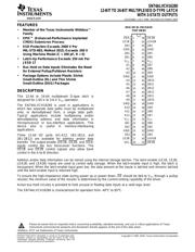 SN74ALVCH16260DGGR datasheet.datasheet_page 1