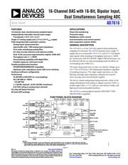 AD7616BSTZ 数据规格书 1