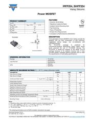 IRFP254 Datenblatt PDF