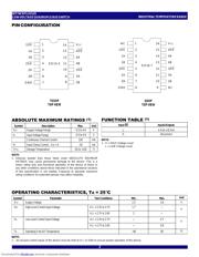 IDT74CBTLV3125Q datasheet.datasheet_page 2