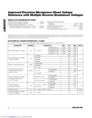 LM4040BEX3-2.5+T datasheet.datasheet_page 2
