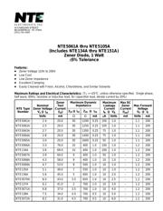 NTE146A 数据规格书 1