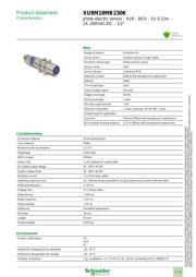 XU8M18MB230K 数据规格书 1