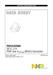 PBSS5250X 数据规格书 1