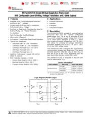 74AVCH1T45DCKRE4 datasheet.datasheet_page 1