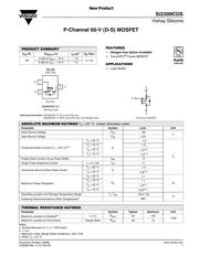 SI2309CDS-T1-E3 数据规格书 1