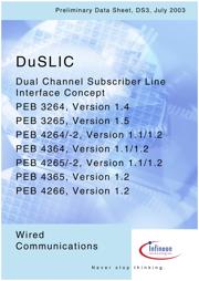 PEB4266TV1.2 datasheet.datasheet_page 1