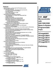 ATMEGA2561-16AU Datenblatt PDF