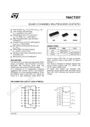 74ACT257B datasheet.datasheet_page 1