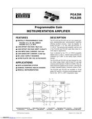 PGA204BP datasheet.datasheet_page 1