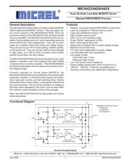 MIC4424YN Datenblatt PDF