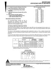 SN74CBTLV3384DGVRG4 datasheet.datasheet_page 1