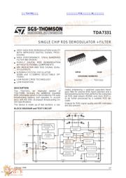 TDA7331 datasheet.datasheet_page 1