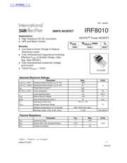 IRF8010 datasheet.datasheet_page 1