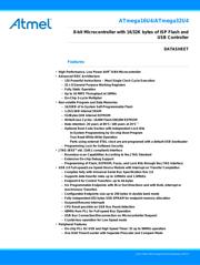 ATMEGA32U4-AU Datenblatt PDF