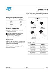 STTH2003CF datasheet.datasheet_page 1