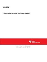 LM4051BIM3-1.2 Datenblatt PDF