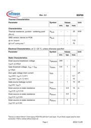 BSP88H6327XTSA1 datasheet.datasheet_page 2