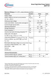 BSP772TXUMA1 datasheet.datasheet_page 3