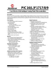 PIC16F1719-E/MV 数据规格书 1