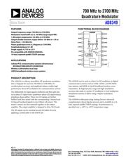 AD8349AREZ-RL7 数据规格书 1