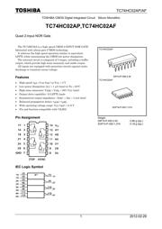 TC74HC02AFNELP datasheet.datasheet_page 1