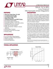 LT3010EMS8E#PBF Datenblatt PDF