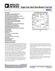 AD8232ACPZ-WP Datenblatt PDF