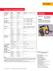FLUKE 116/323 KIT 数据规格书 2