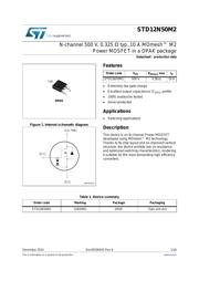 STD12N50M2 datasheet.datasheet_page 1