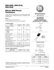 2N5190G Datenblatt PDF