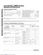 MAX4051 datasheet.datasheet_page 2