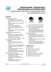 STM32W108CBU61 datasheet.datasheet_page 1
