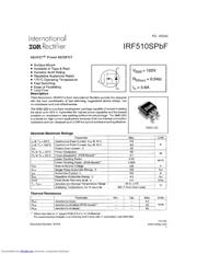 IRF510SPBF 数据规格书 1