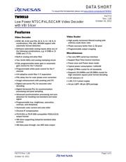 TW9910-NA2-GR Datenblatt PDF