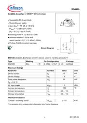 BGA420E6327 datasheet.datasheet_page 1