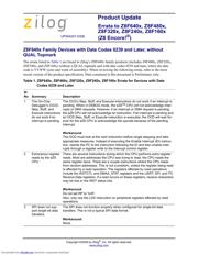 Z8F6402AR020EC datasheet.datasheet_page 1