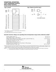 SN74ABT5401DWG4 数据规格书 2