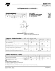 SI2306BDS-T1-E3 数据规格书 1