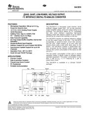 DAC8574IPW 数据规格书 1